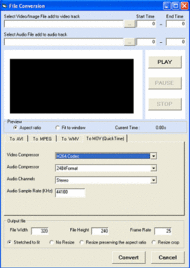 Video Edit Gold Media ActiveX Control screenshot